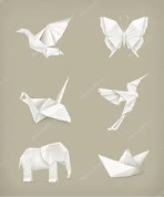 Тварини з орігамі: векторна графіка, зображення, Тварини з орігамі малюнки  | Скачати з Depositphotos